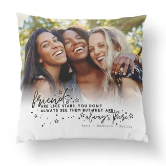 Friends Are Like Stars Pillow